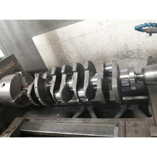 Crankshaft polishing 4 to 8 cylinder engines