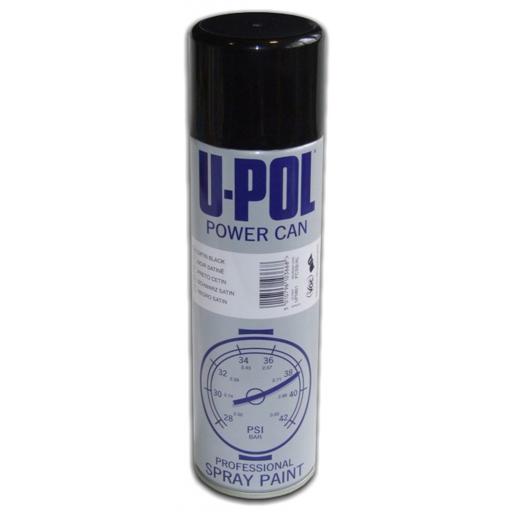 U-pol Powercan - Satin Black - 500ml