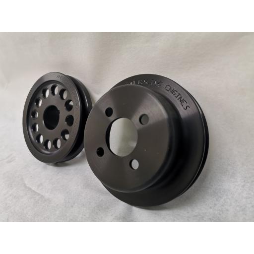 FORD PINTO - Alloy Pulley KIT (BLACK)